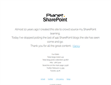 Tablet Screenshot of planetsharepoint.org